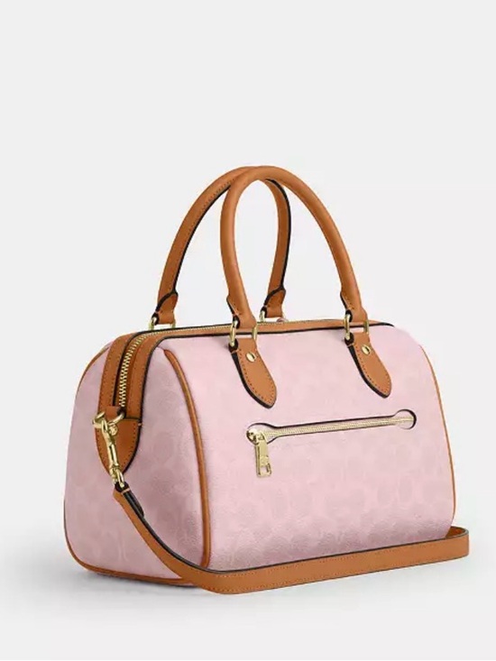 Rowan Satchel Bag In Signature Canvas With Charms - Picture 11 of 12